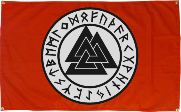 Flaga Valknut