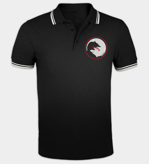 Polo Haftowana Wilki Odyna