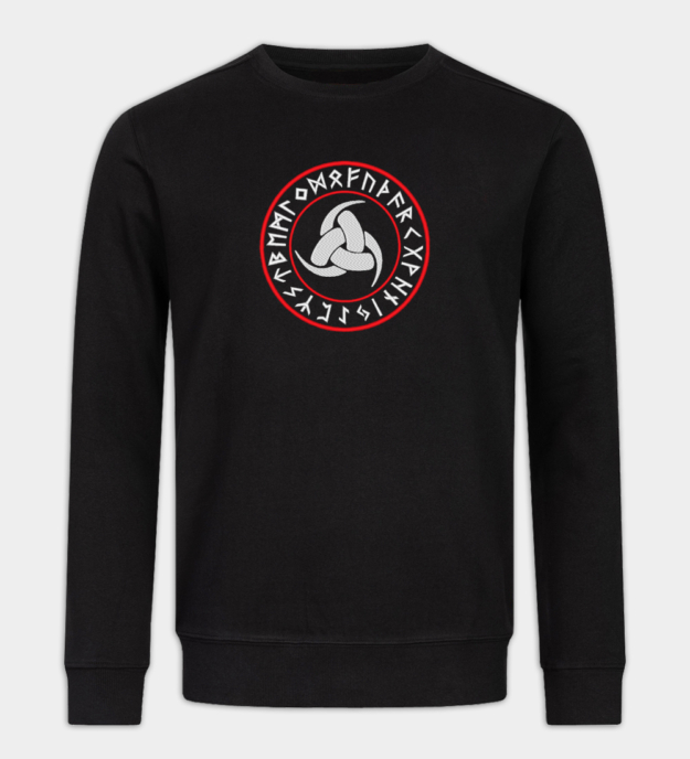 Bluza Haftowana Potrójny Róg Odyna