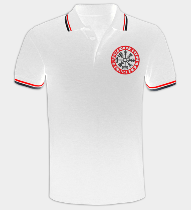 Polo Haftowana Runiczny Vegvisir