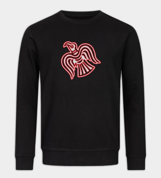 Bluza Haftowana Wzór Wikingiego Kruka