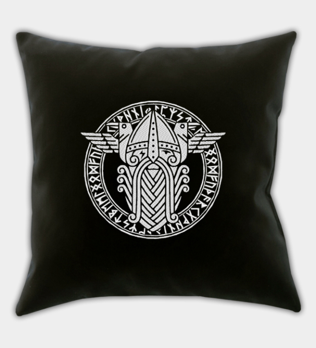 Poszewka Haftowana Odyn / Wotan