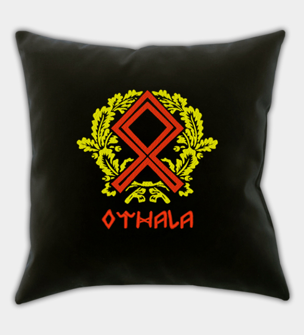 Poszewka Haftowana Runa Othala